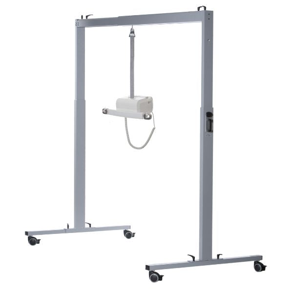 Lavabis transportable free-standing frame with ceiling hoist