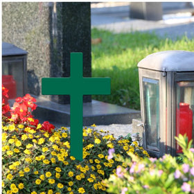 Croce di sparo per tomba - Segnacolo per tomba