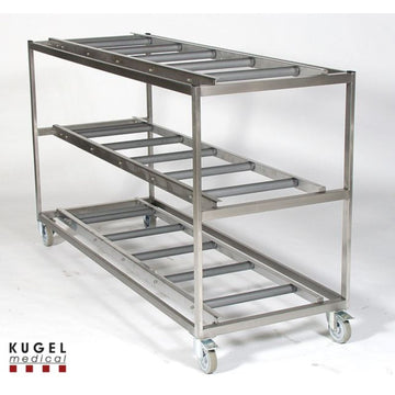 Kugel fahrbare Regaleinrichtung 3 Ebenen Schwerlast