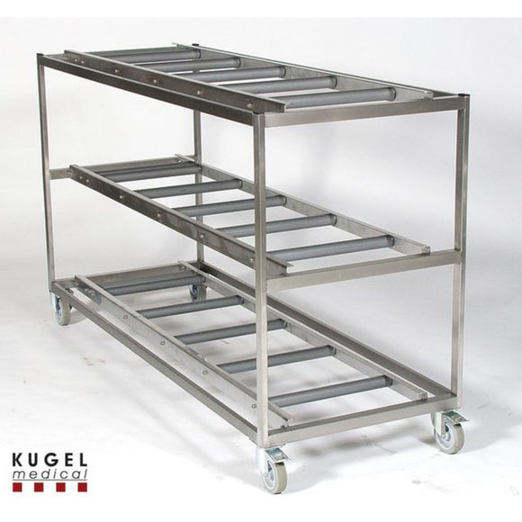 Kugel fahrbare Regaleinrichtung 2 bis 5 Ebenen