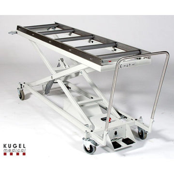 Hub- und Transportwagen mit 12V Elektro-Hydraulikaggregat