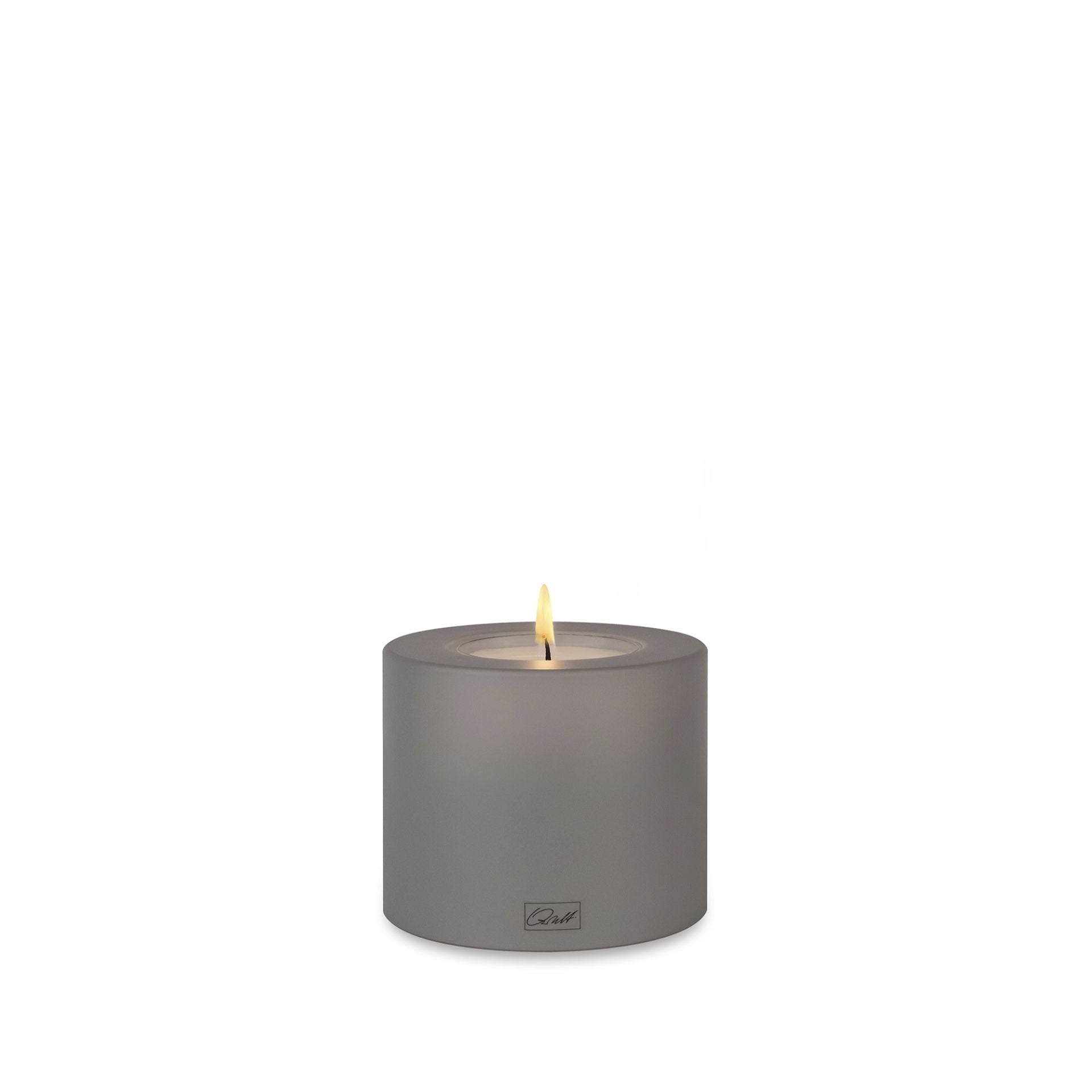 Kaufen steingrau Qult Trend Teelichthalter in Kerzenform Color Ø 10 cm