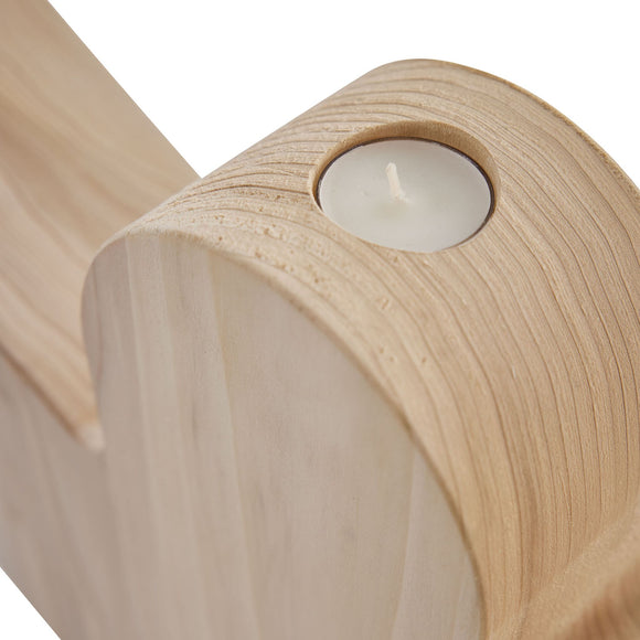 Holz – Engelkerzen