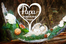 Grabstecker "Papa für immer bei uns im Herzen"-3