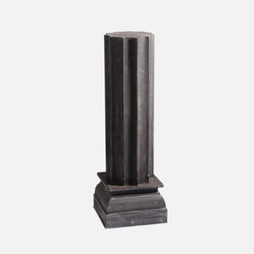 Urnensäule - dunkles Metall - 0