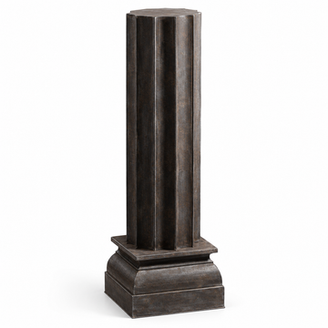 Urnensäule - dunkles Metall