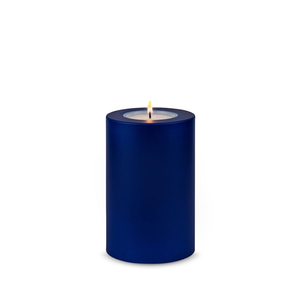 Kaufen nightblue Qult Trend Teelichthalter in Kerzenform Color Ø 10 cm