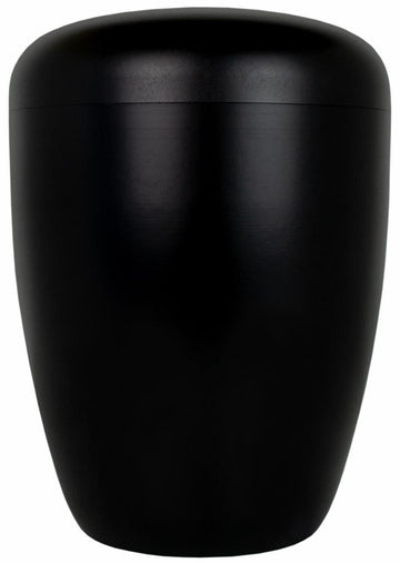 Spalt Urne Schwarz Lackiert Naturstoff - 0