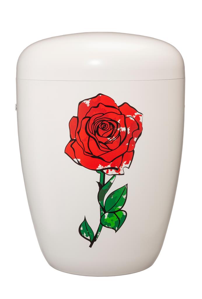 Kaufen rose Spalt Urne Weiß Lackiert Naturstoff