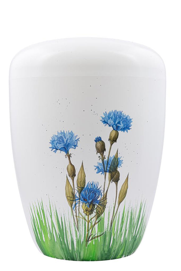 Urna Spalt lacada en blanco material natural