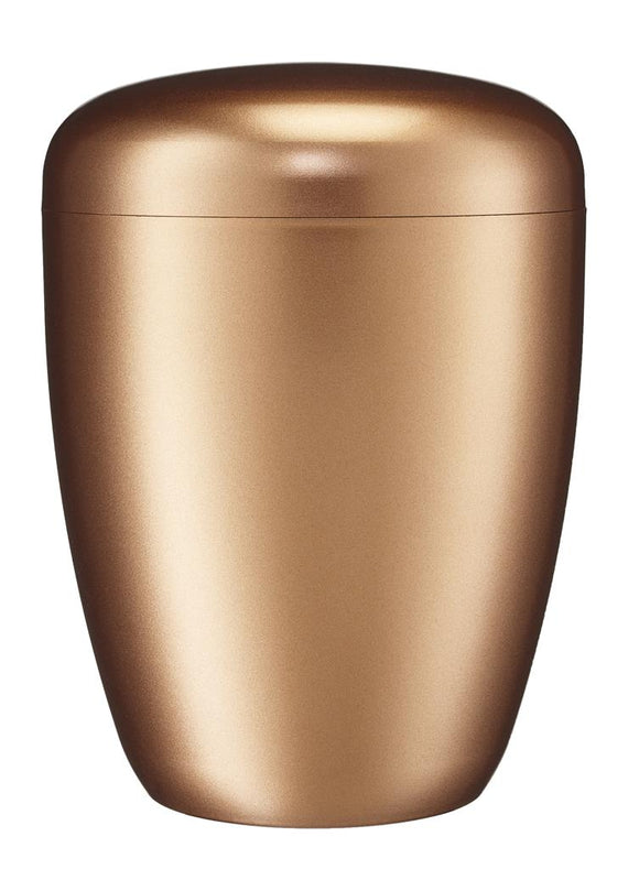 Spalt Urne Metallic Naturstoff