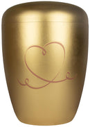 Spalt Urne Metallic Naturstoff-4