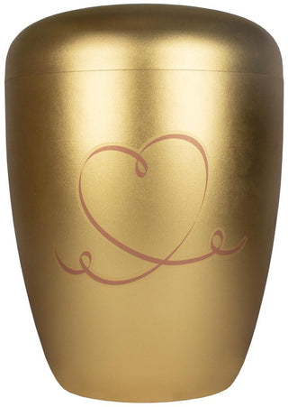 Kaufen gold-herz Spalt Urne Metallic Naturstoff