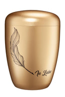 Spalt Urne Metallic Naturstoff-5