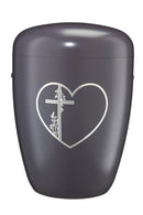 Urna partida Material natural lacado marrón-3