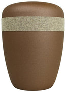 Spalt Urne Bronze Lackiert Naturstoff-1