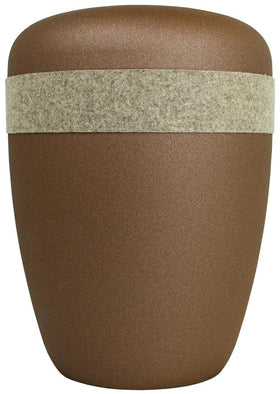 Spalt Urne Bronze Lackiert Naturstoff