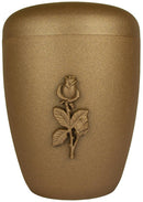 Spalt Urne Bronze Lackiert Naturstoff-5