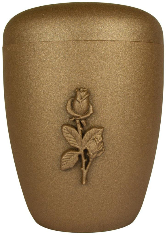 Spalt Urne Bronze Lackiert Naturstoff