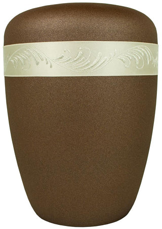 Spalt Urne Bronze Lackiert Naturstoff