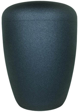 Spalt Urne Blau Lackiert Naturstoff