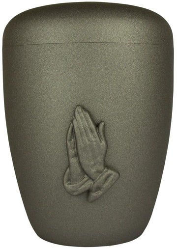 Spalt urn Iron lacquered natural material - 0
