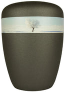 Spalt Urne Iron Lackiert Naturstoff-3