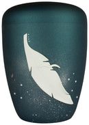 Spalt Urne Federn Naturstoff-3