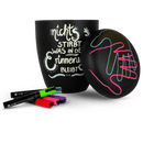 Spalt Urne Tafellack Lackiert Naturstoff-2