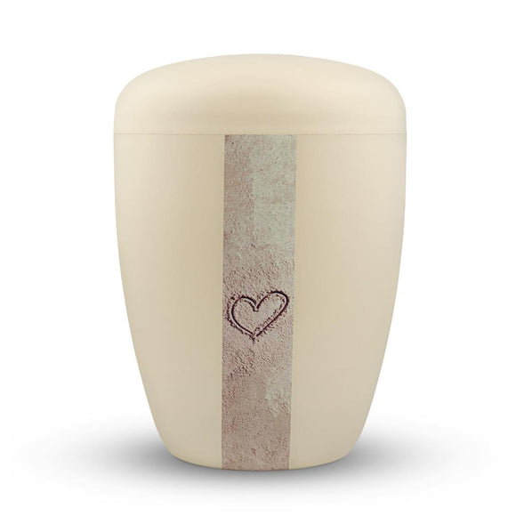 Spalt Urne Seashell Lackiert Naturstoff