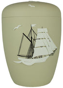 Spalt Urne 3D Emblem See Bemalt Naturstoff-1