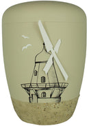 Spalt Urne 3D Emblem See Bemalt Naturstoff-5