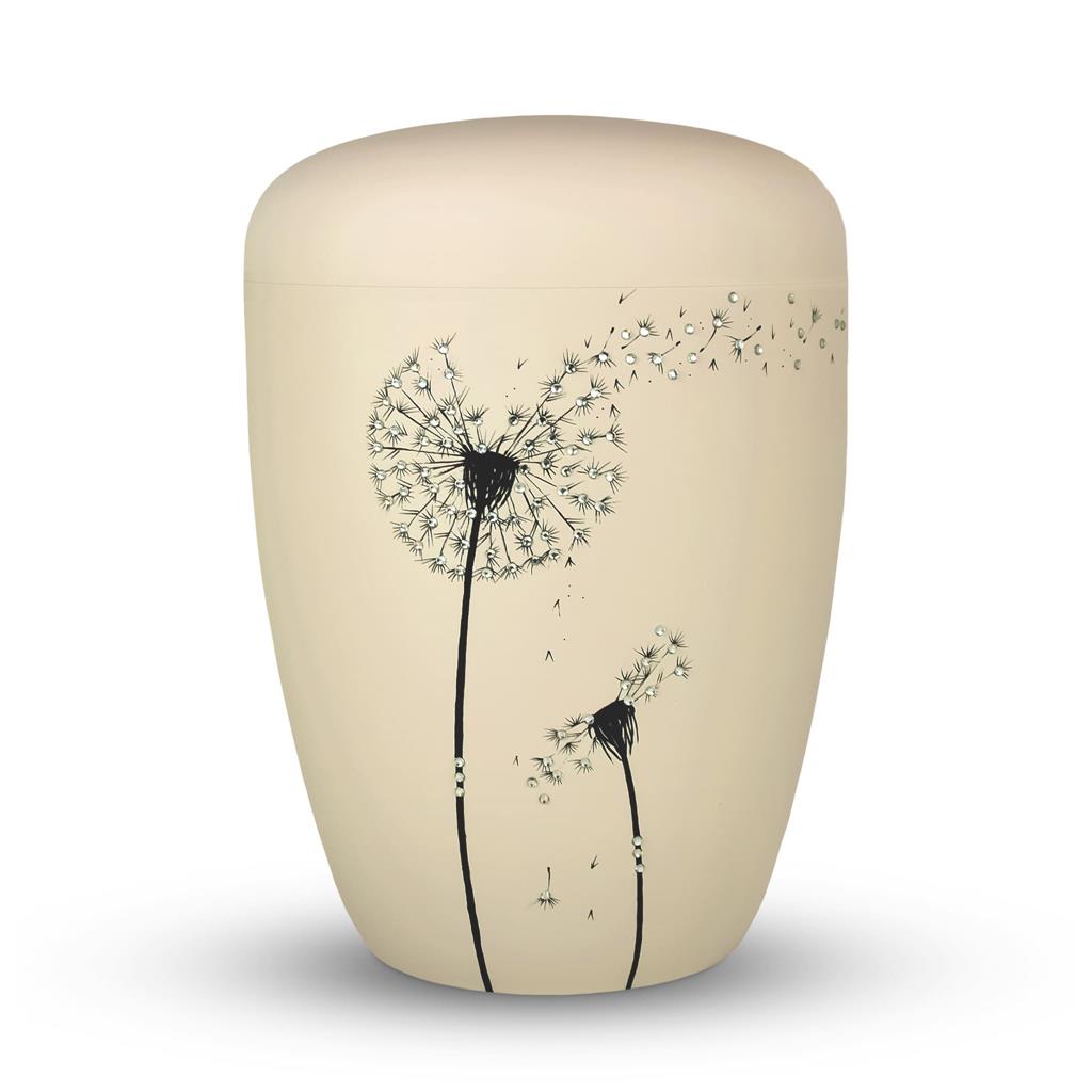 Compra seashell-mit-strass Urna Spalt in dente di leone materiale naturale
