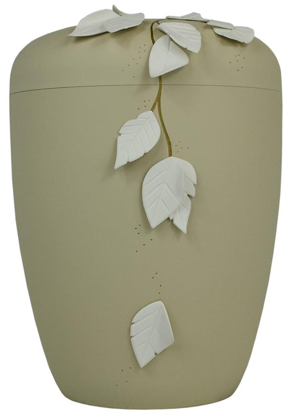 Spalt Urne 3D Emblem Pflanze Naturstoff