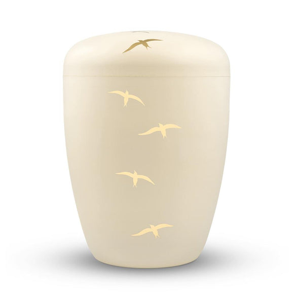 Spalt Urne Seashell Lackiert Naturstoff