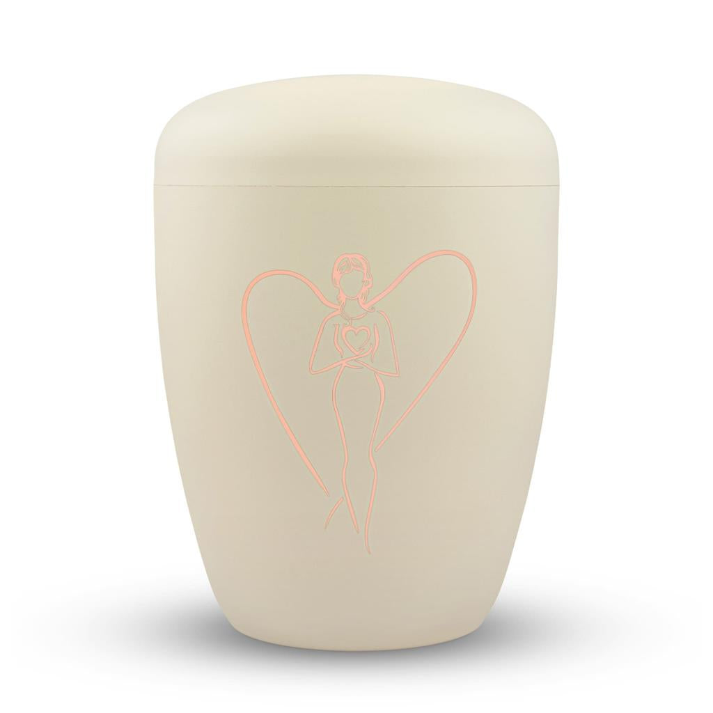 Kaufen engel-rose Spalt Urne Seashell Lackiert Naturstoff