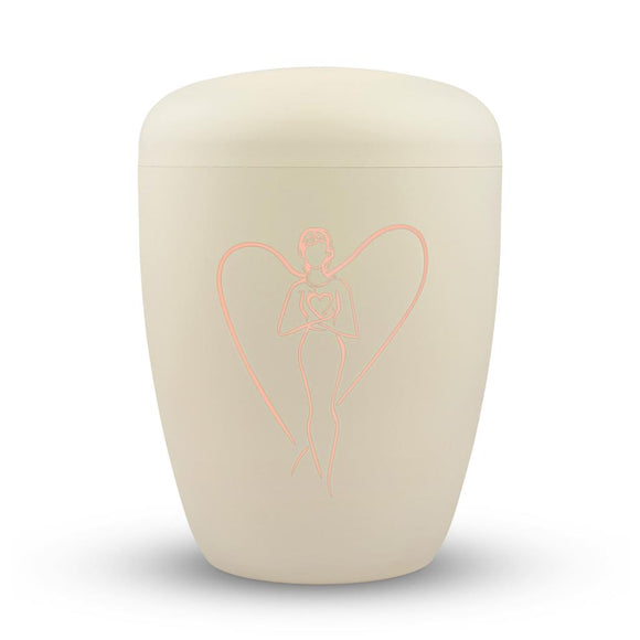 Spalt Urne Seashell Lackiert Naturstoff