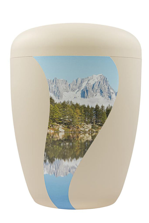 Spalt Urne Seashell Lackiert Naturstoff