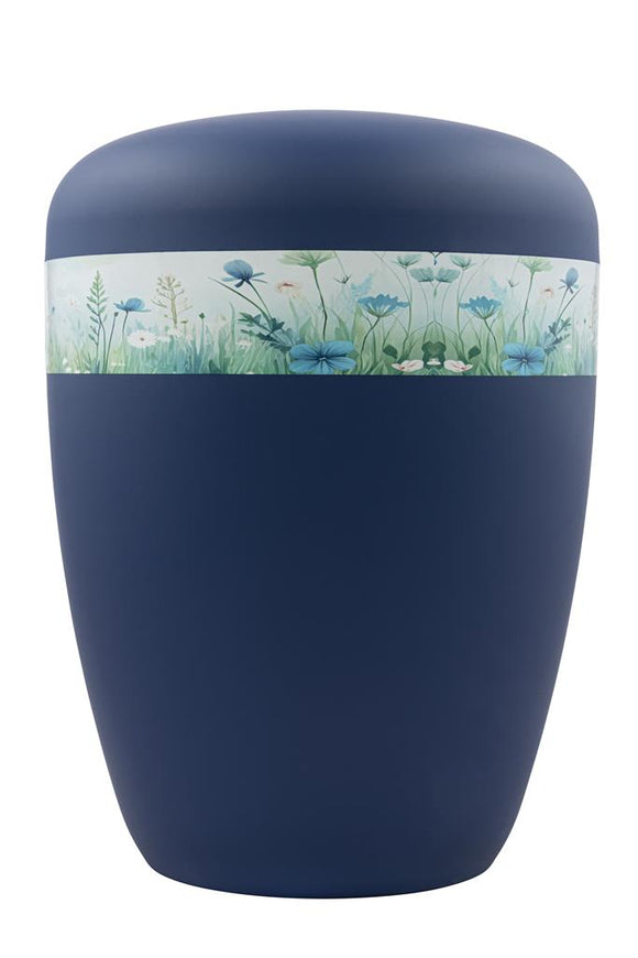 Urna Spalt Azul Atlántico lacado tejido natural