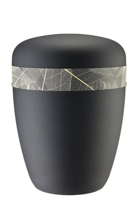Spalt urn stone gray lacquered natural material