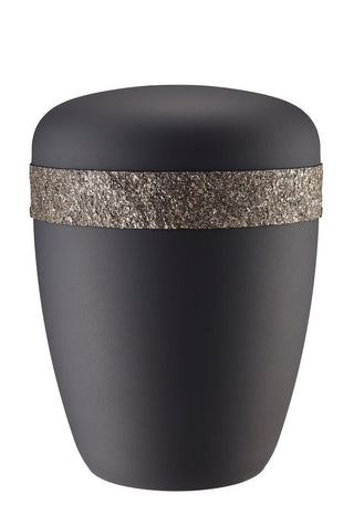 Spalt Urne Stein Grau Lackiert Naturstoff