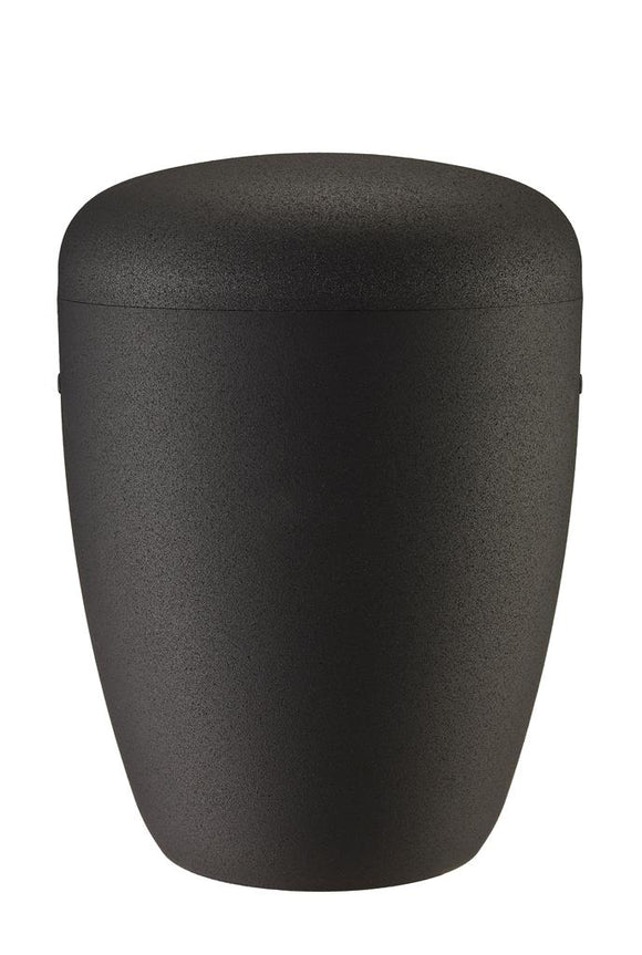 Spalt Urne Schwarz Velvet Lackiert Naturstoff