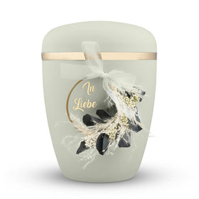 Spalt Urne Mint Matt Lackiert Naturstoff - 0