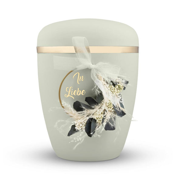 Spalt Urne Mint Matt Lackiert Naturstoff