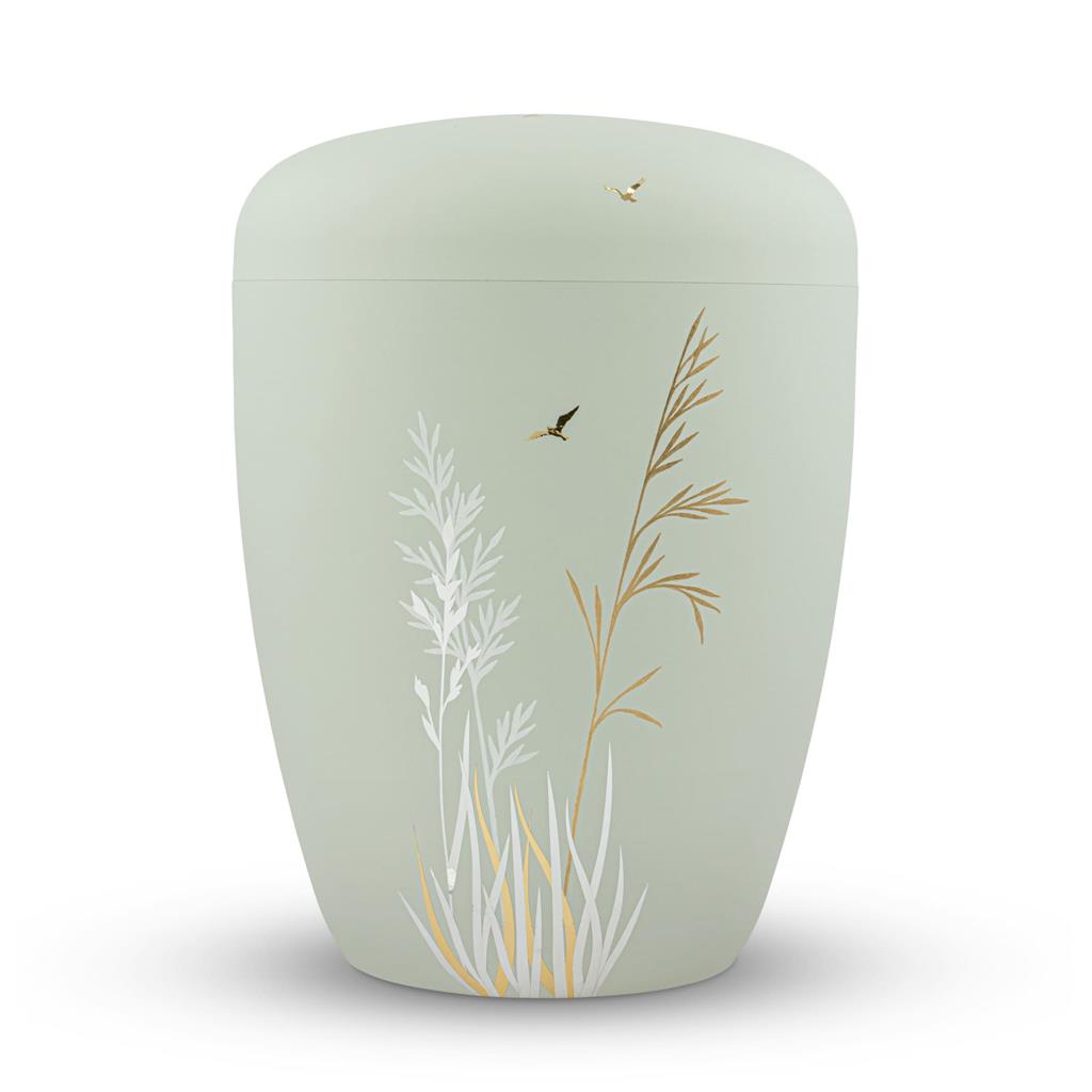 Spalt Urne Mint Matt Lackiert Naturstoff - 0
