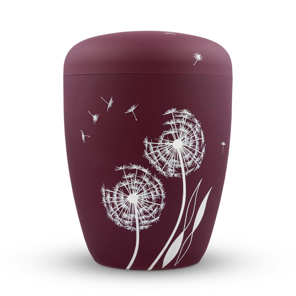 Kaufen pusteblume-weiss Spalt Urne Beere Matt Lackiert Naturstoff