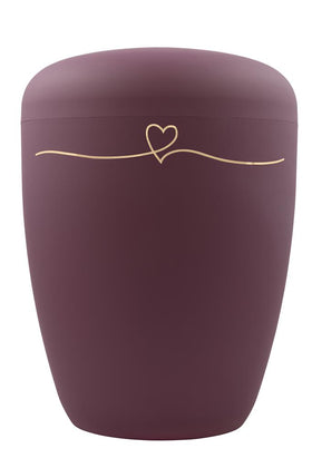 Spalt Urne Beere Matt Lackiert Naturstoff