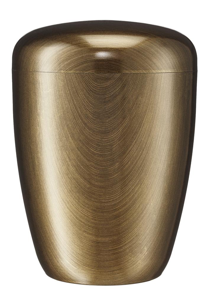 Spalt urn metallic natural material