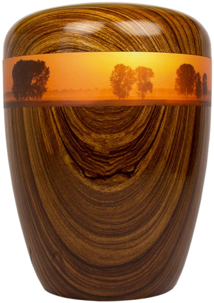 Spalt urn walnut natural material - 0