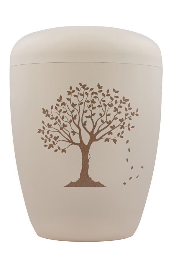 Spalt Urne Lasergravur Naturstoff